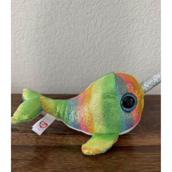 Ty Other - TY NORI the Narwhal Whale ~ W/  Tags  Beanie Boos ~ Plush Stuffed Toy  2018